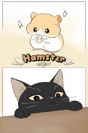 Cat and hamster